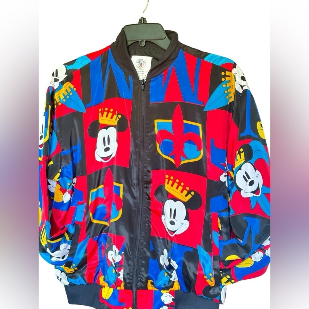 vintage Disney Mickey Mouse all-over print (AOP) full-zip jacket